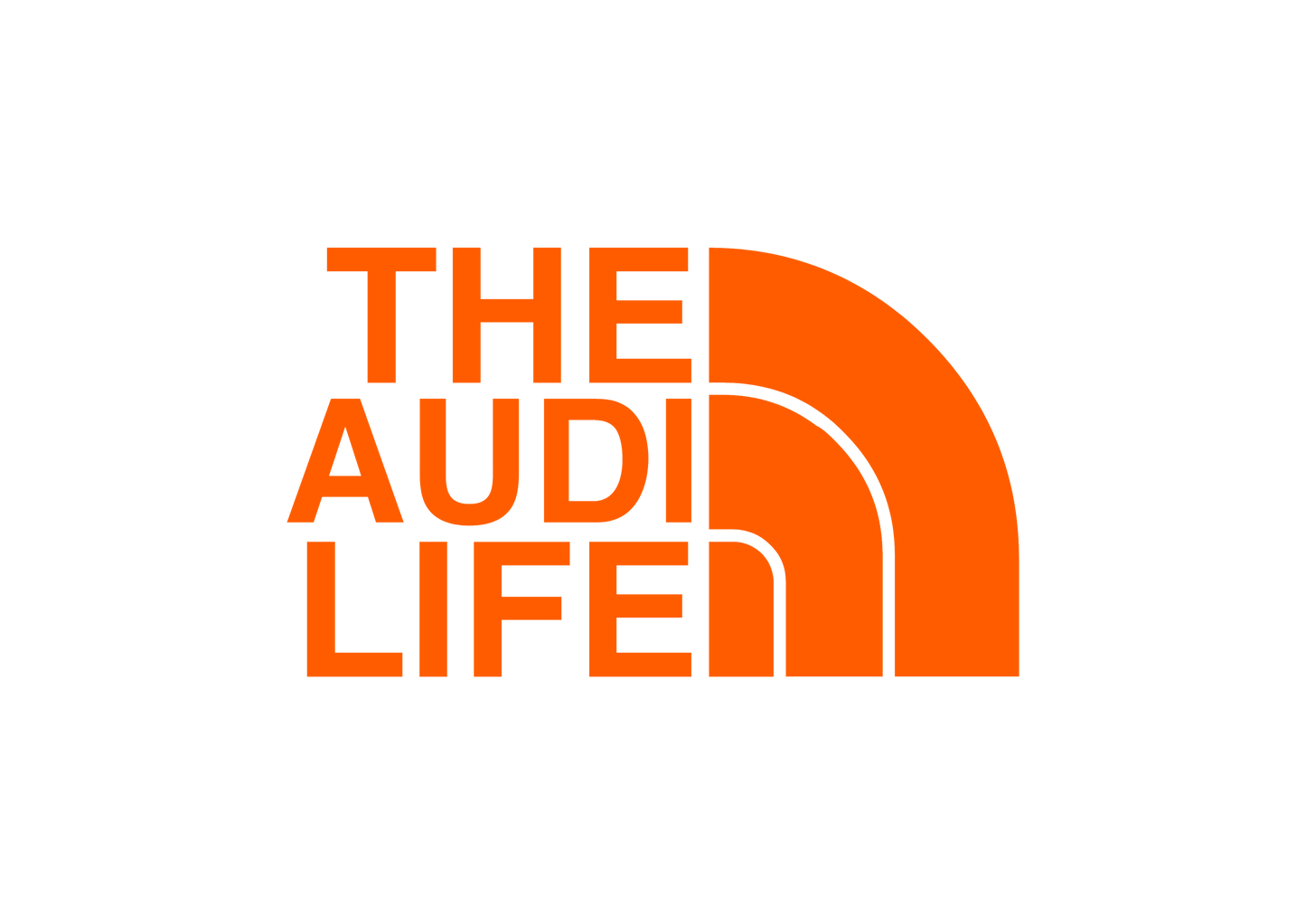 Sticker - THE AUDI LIFE