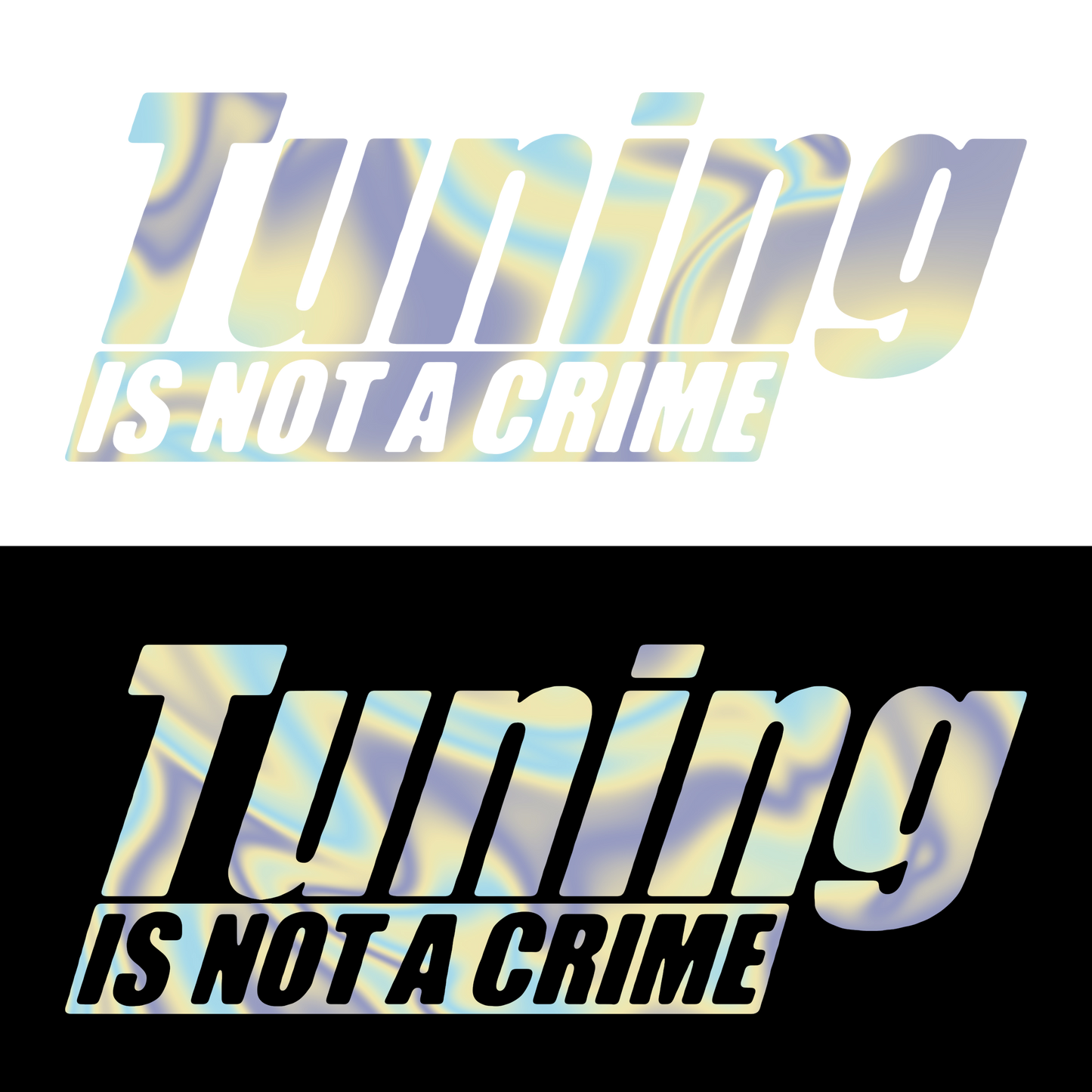 Sticker - TUNING IS NOT A CRIME