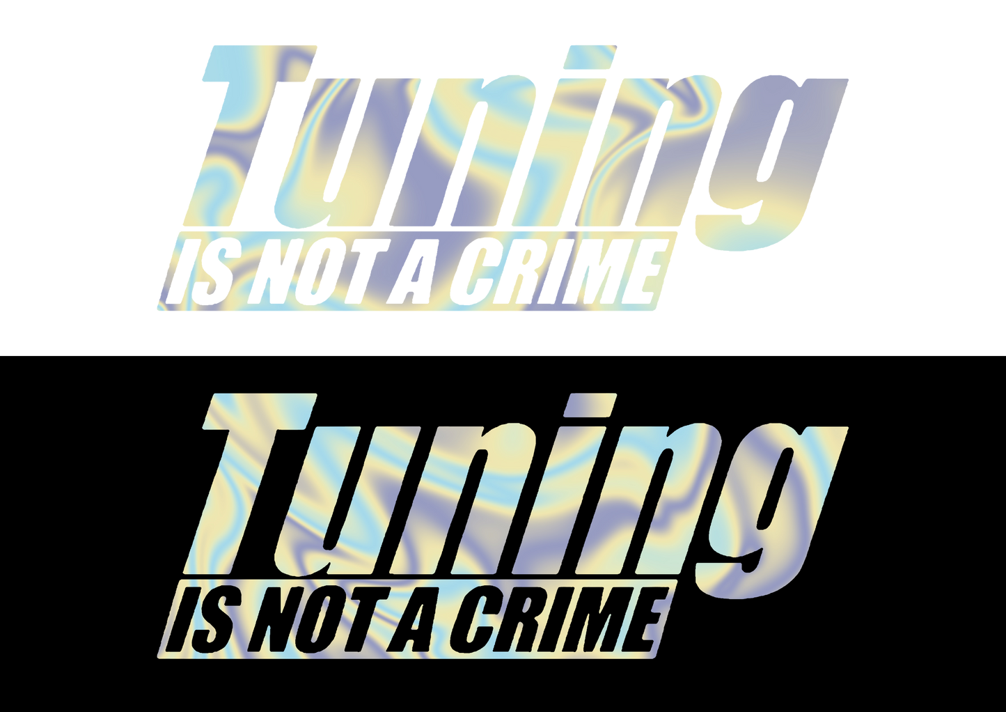 Sticker - TUNING IS NOT A CRIME