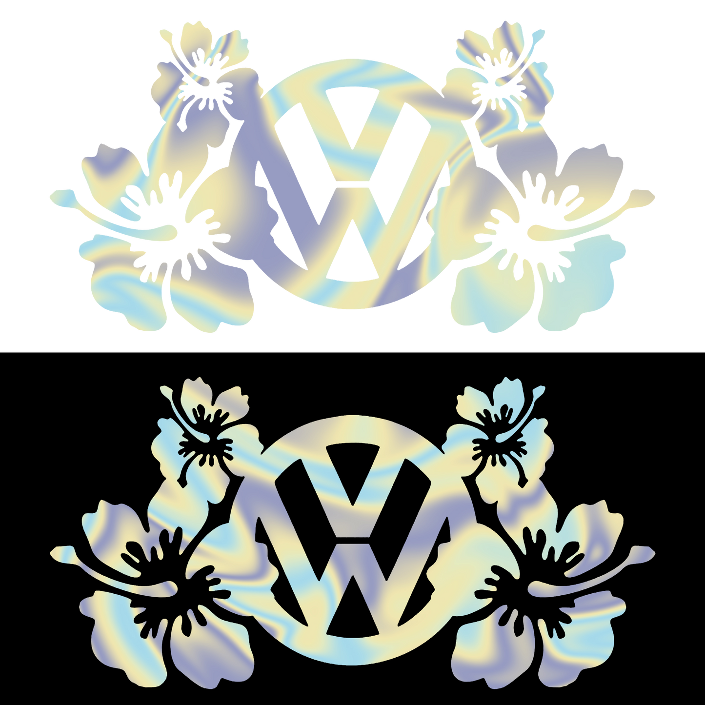 Sticker - VOLKSWAGEN FLOWERS
