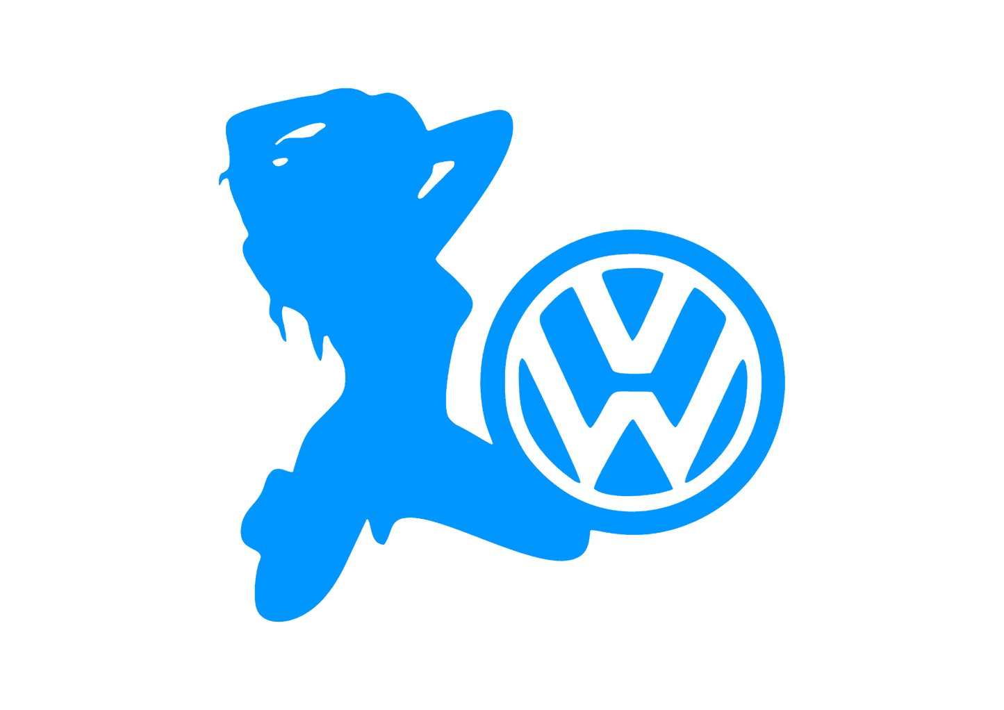 Sticker - VOLKSWAGEN GIRL 4