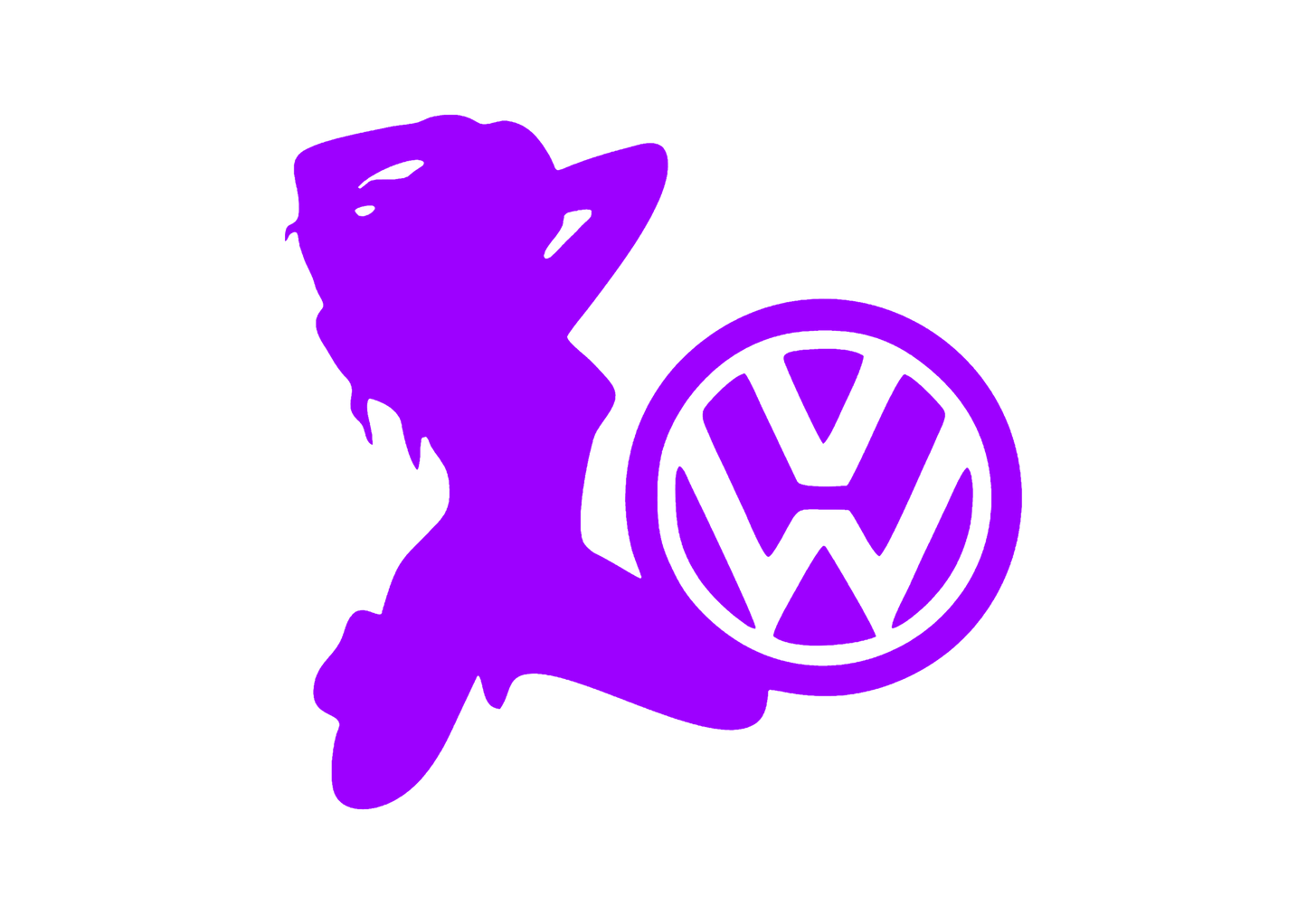 Sticker - VOLKSWAGEN GIRL 4