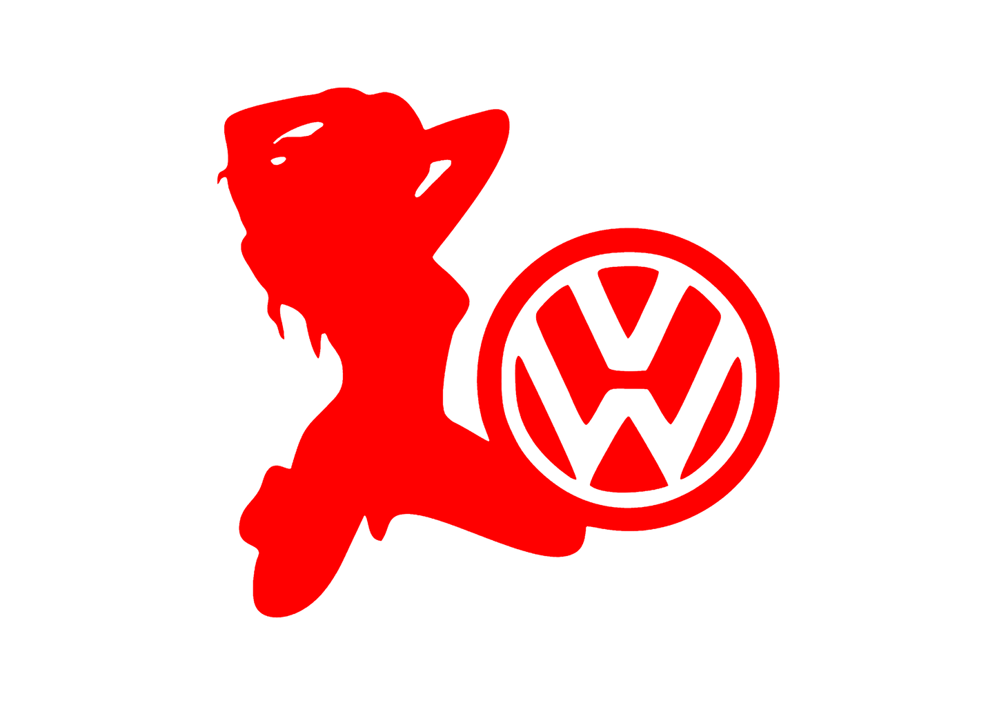 Sticker - VOLKSWAGEN GIRL 4