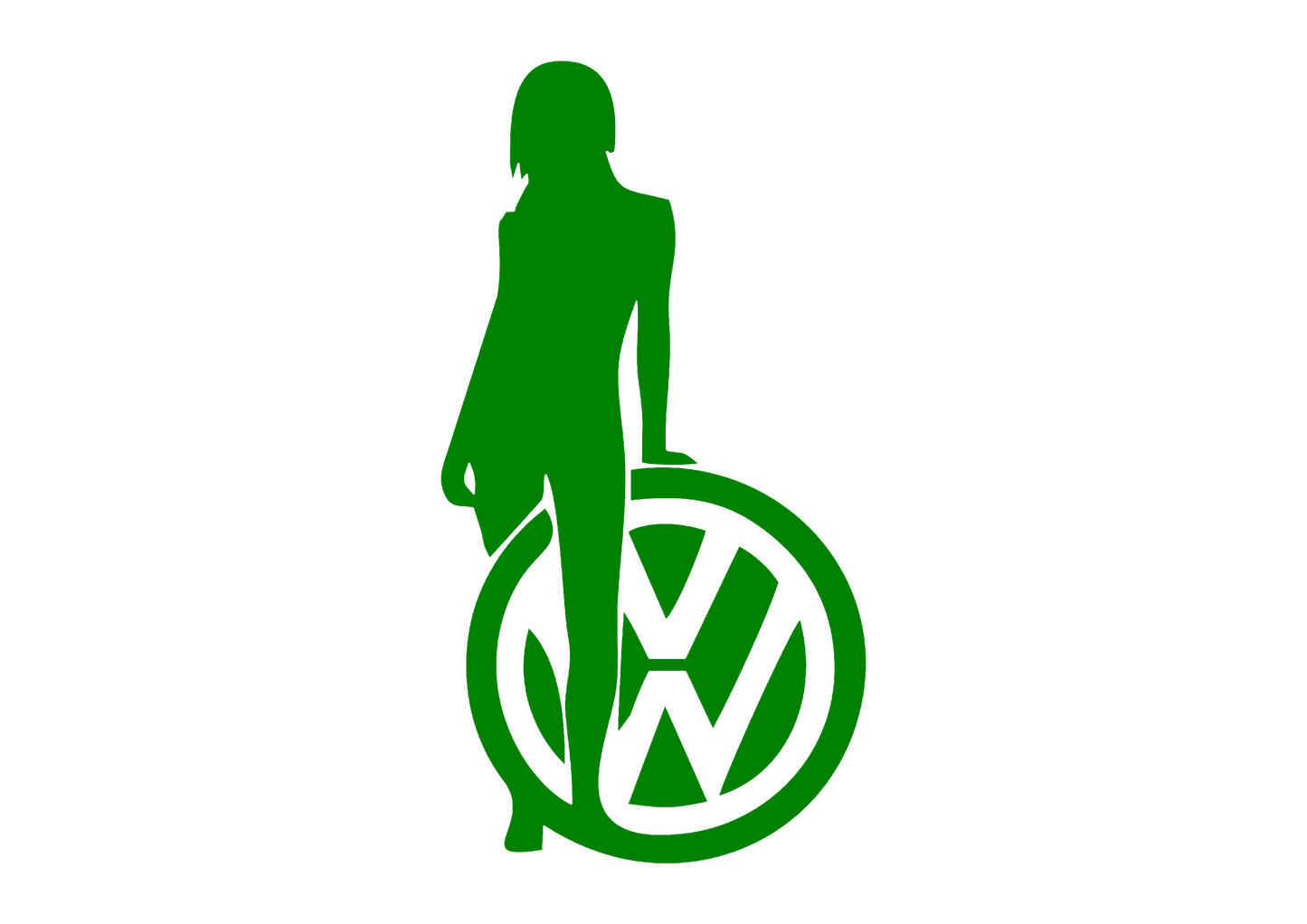 Sticker - VOLKSWAGEN GIRL 7