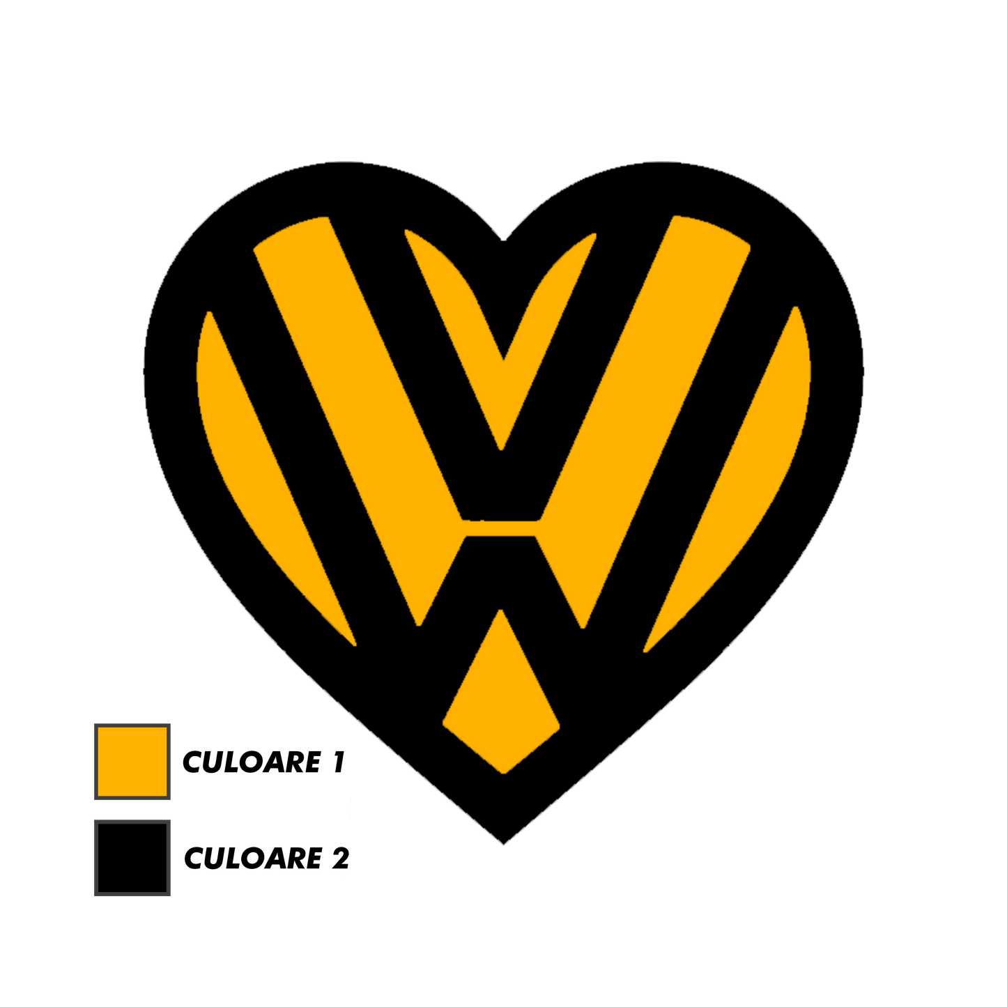 Sticker - VOLKSWAGEN HEART