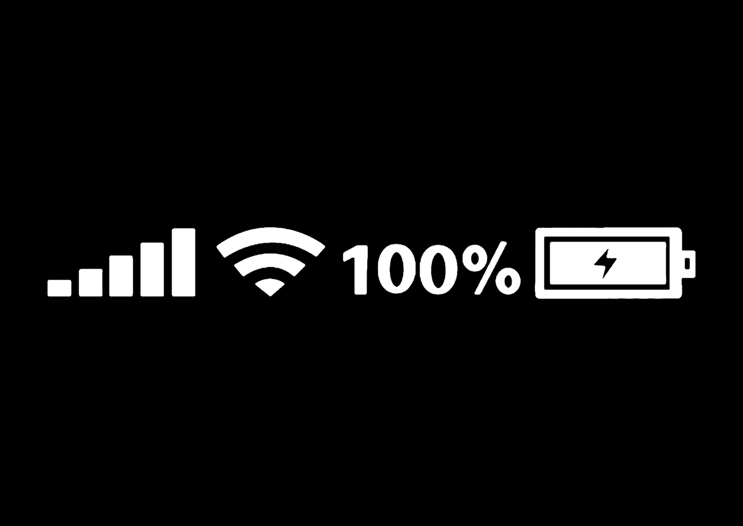 Sticker - SEMNAL WI-FI BATERIE