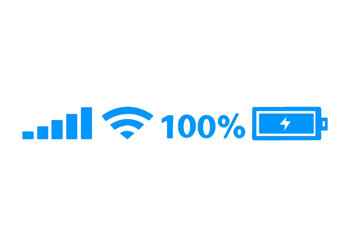 Sticker - SEMNAL WI-FI BATERIE
