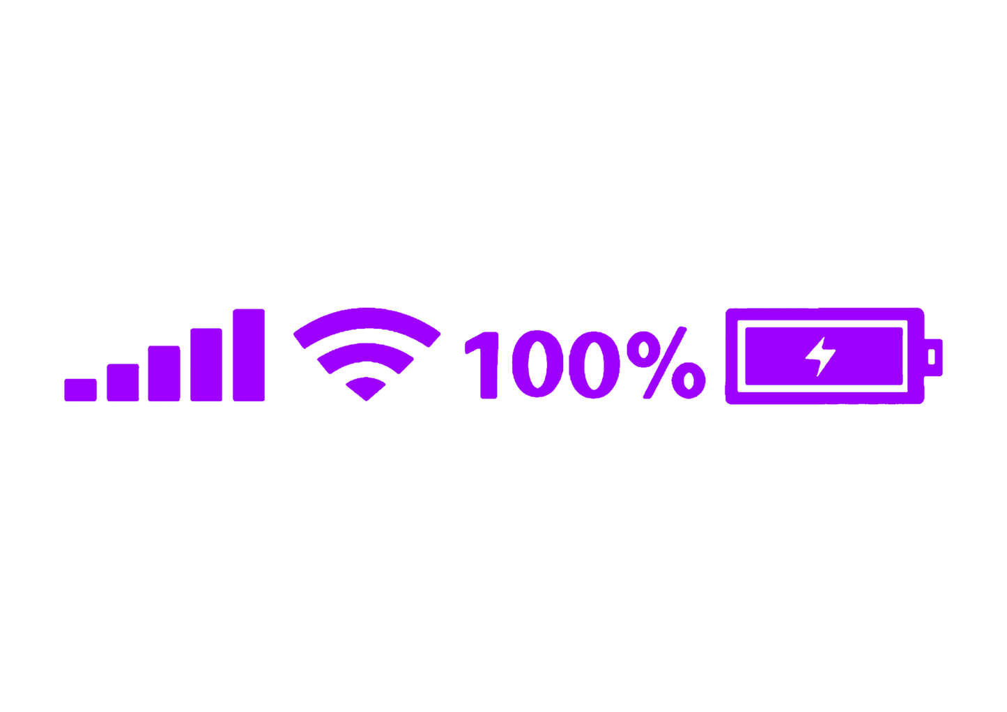 Sticker - SEMNAL WI-FI BATERIE