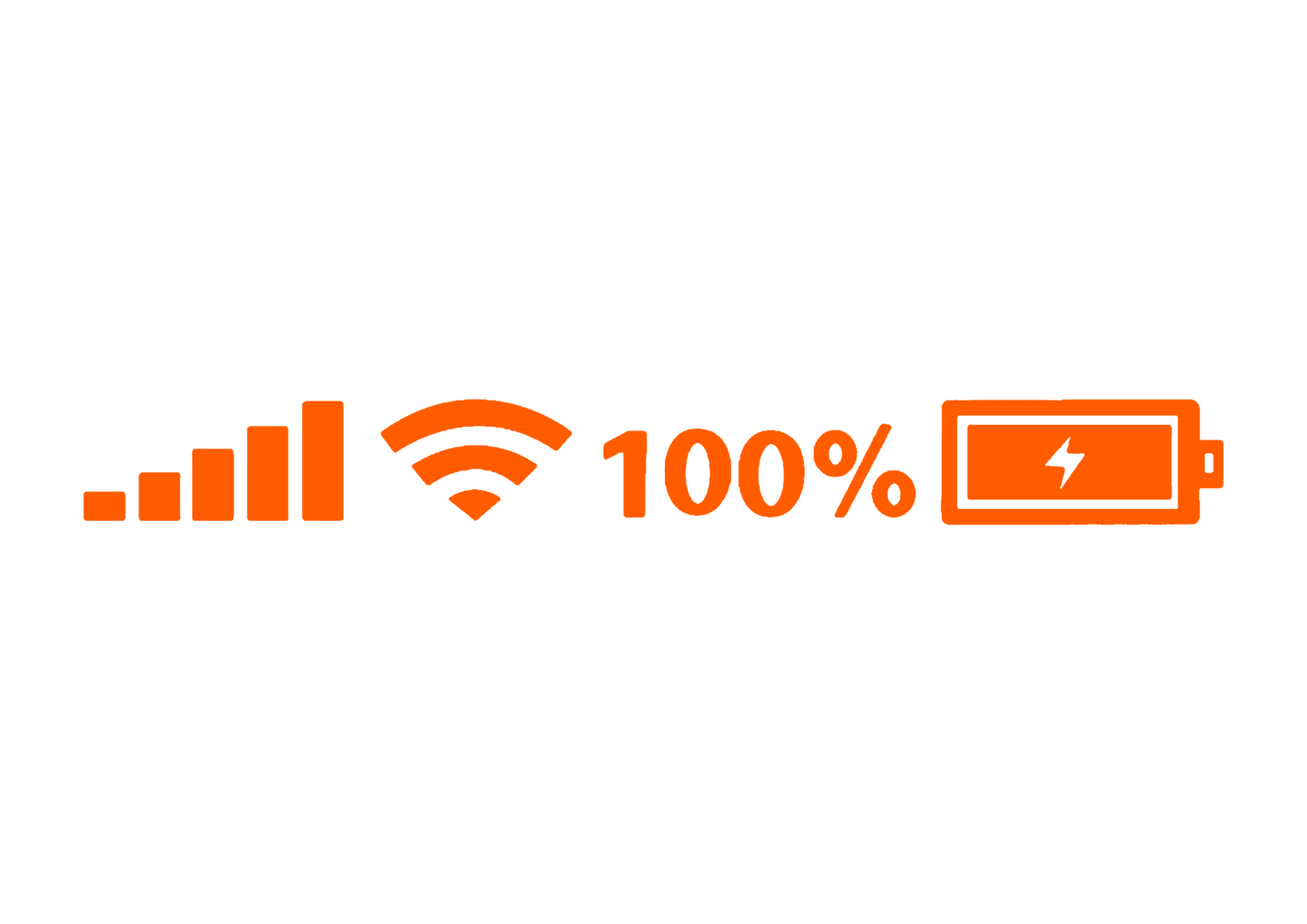 Sticker - SEMNAL WI-FI BATERIE
