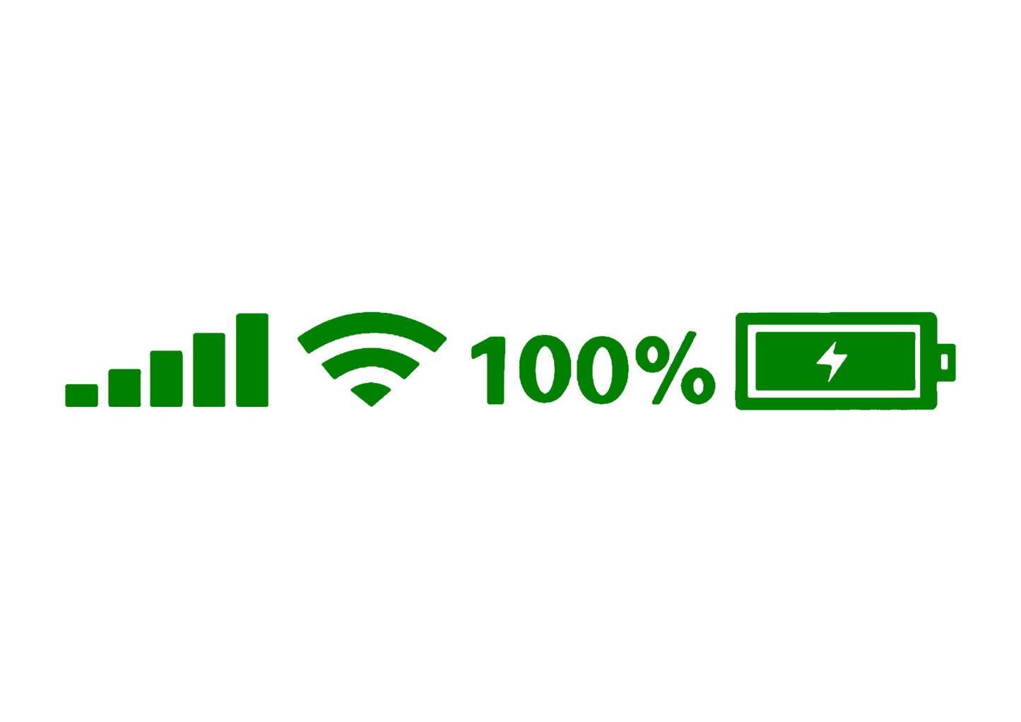 Sticker - SEMNAL WI-FI BATERIE
