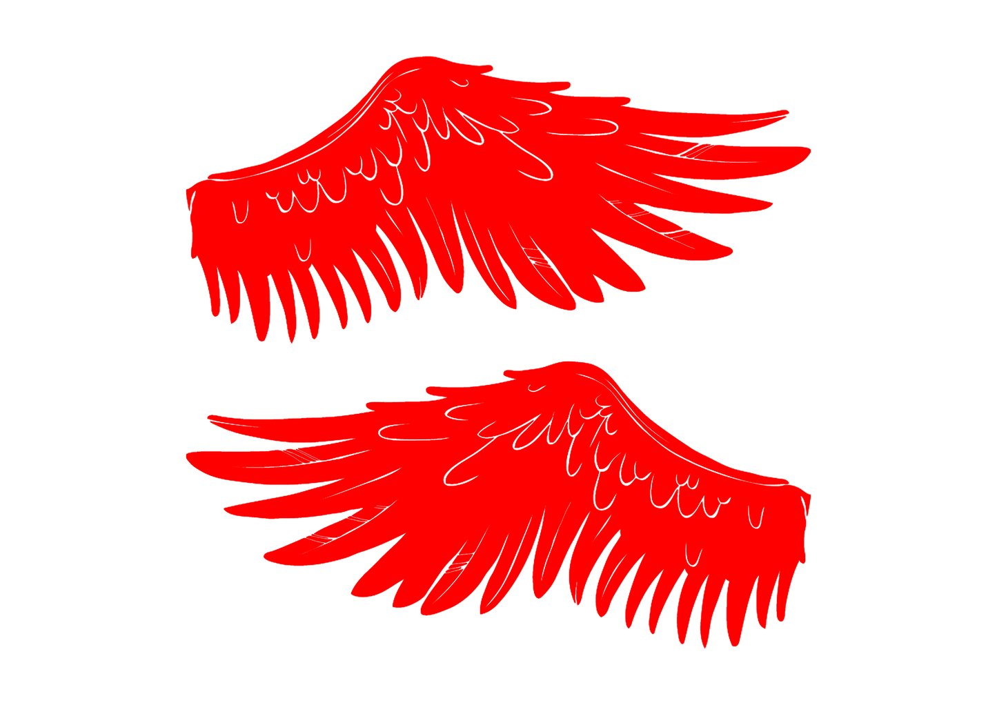 Sticker Set - X2 WINGS
