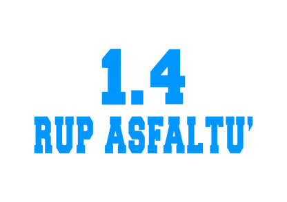 Sticker - 1.4 RUP ASFALTU'