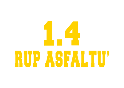 Sticker - 1.4 RUP ASFALTU'