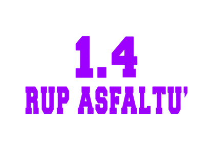 Sticker - 1.4 RUP ASFALTU'