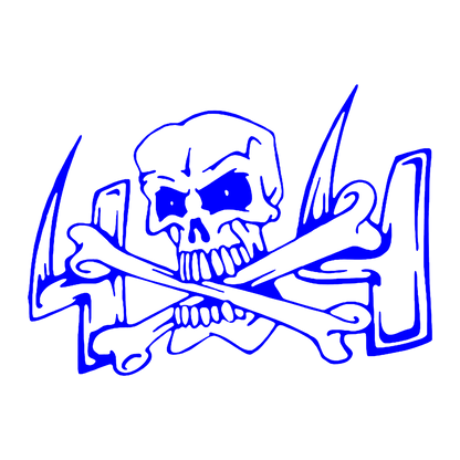 Sticker - 4X4 SKULL