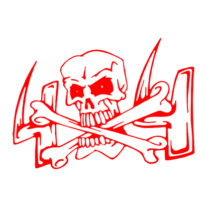 Sticker - 4X4 SKULL