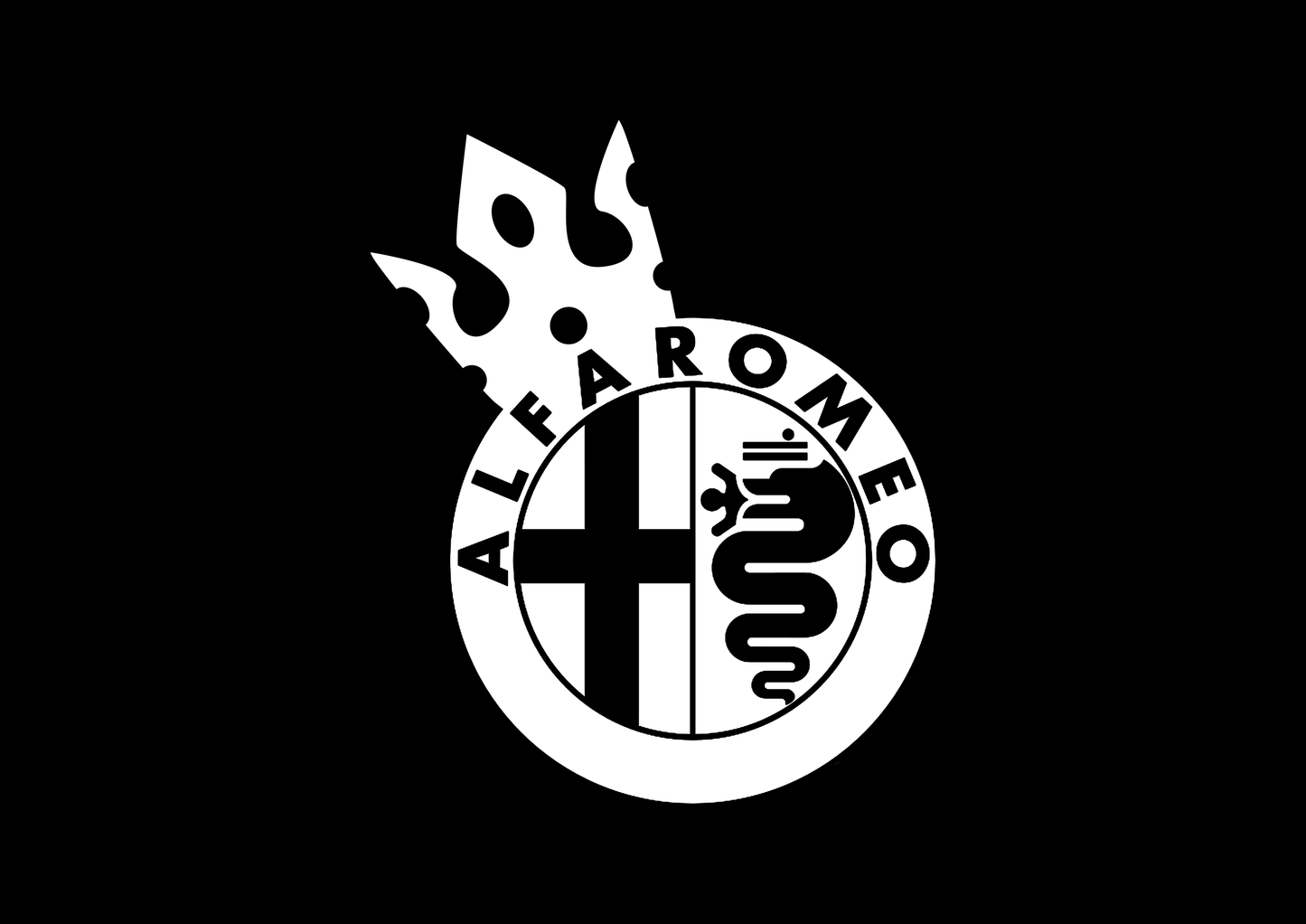 Sticker - ALFA ROMEO CROWN