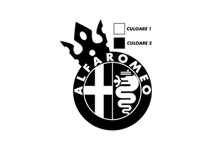 Sticker - ALFA ROMEO CROWN