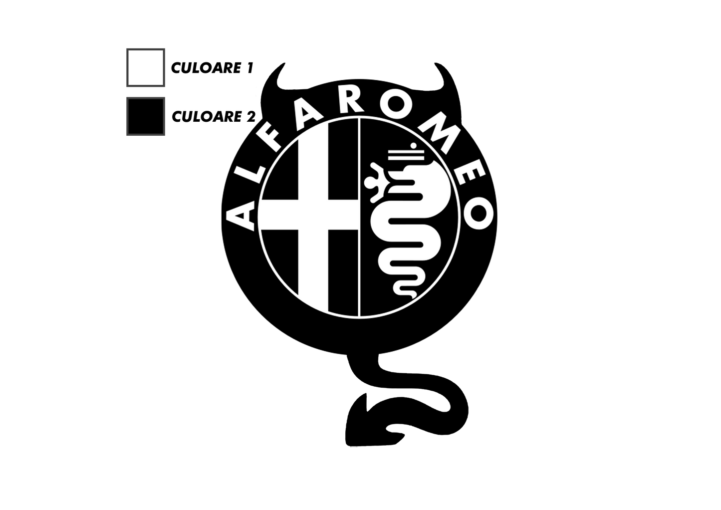 Sticker - ALFA ROMEO DEVIL
