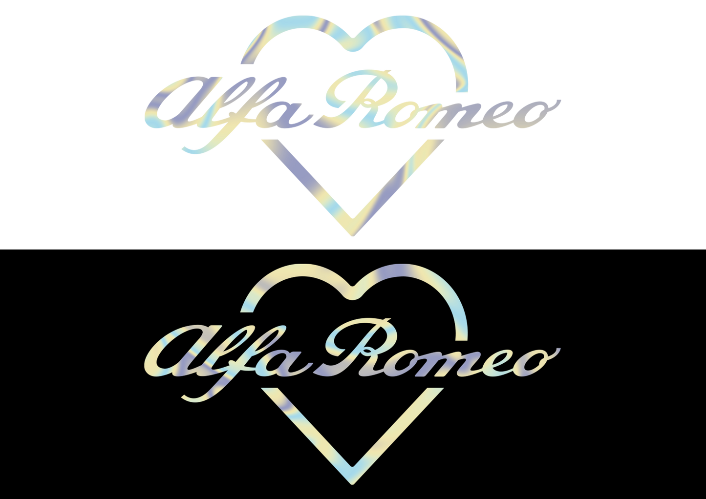 Sticker - ALFA ROMEO HEART