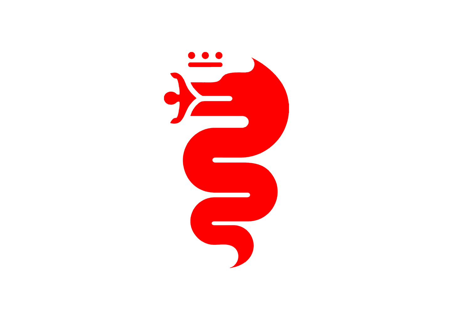 Sticker - ALFA ROMEO SERPENT SYMBOL