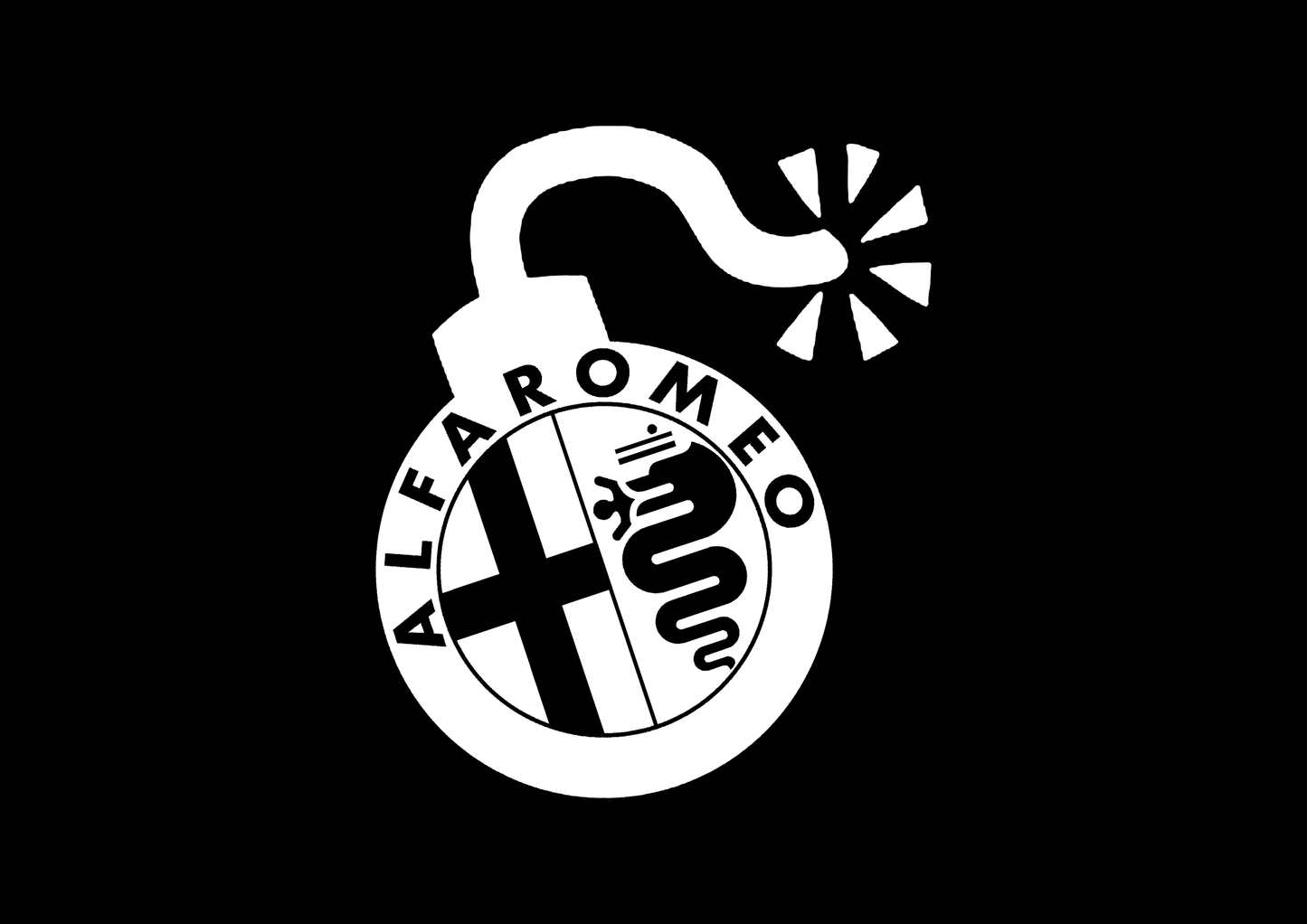 Sticker - ALFA ROMEO BOMB