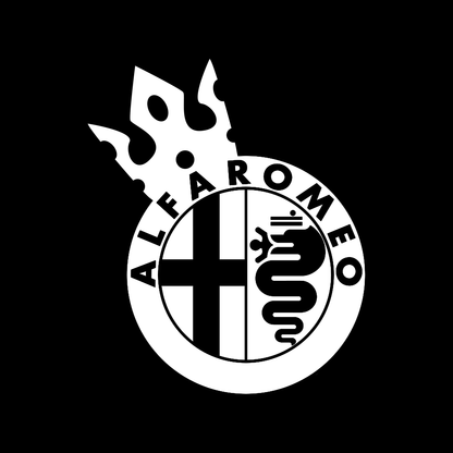 Sticker - ALFA ROMEO CROWN