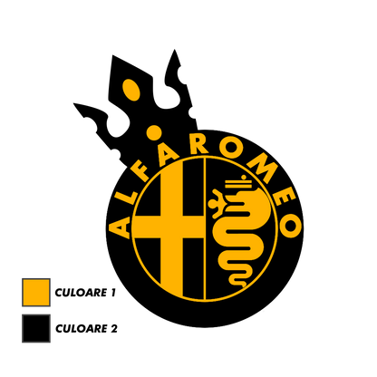 Sticker - ALFA ROMEO CROWN