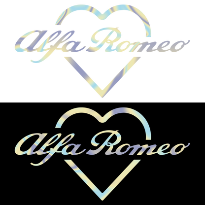 Sticker - ALFA ROMEO HEART