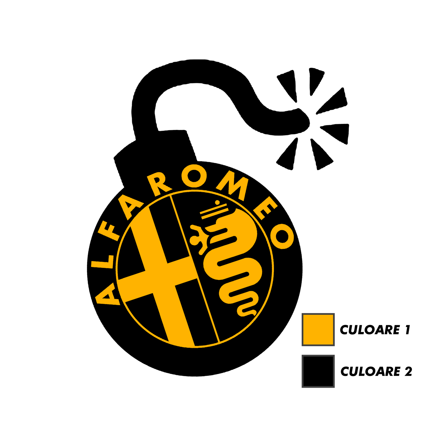 Sticker - ALFA ROMEO BOMB