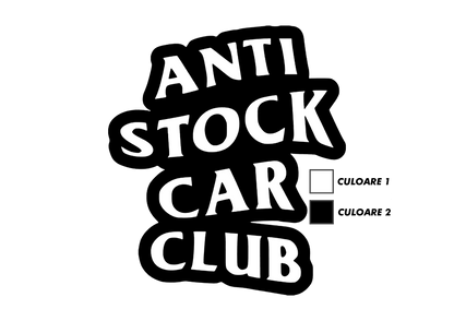 Sticker - ANTI STOCK CAR CLUB