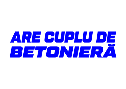 Sticker - ARE CUPLU DE BETONIERA