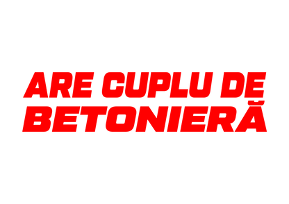 Sticker - ARE CUPLU DE BETONIERA