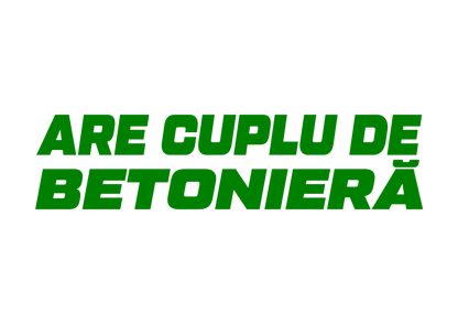 Sticker - ARE CUPLU DE BETONIERA