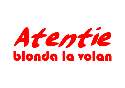 Sticker - BLONDA LA VOLAN 2