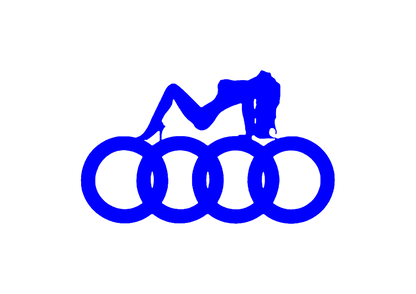 Sticker - AUDI GIRL 1