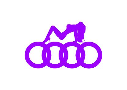 Sticker - AUDI GIRL 1
