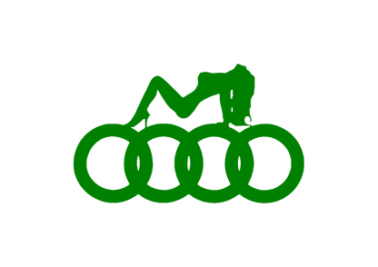 Sticker - AUDI GIRL 1