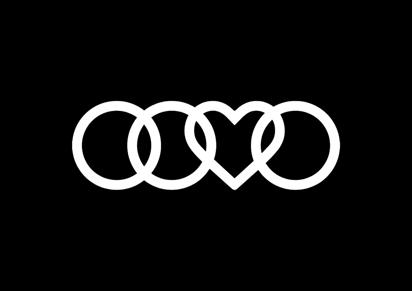 Sticker - AUDI HEART