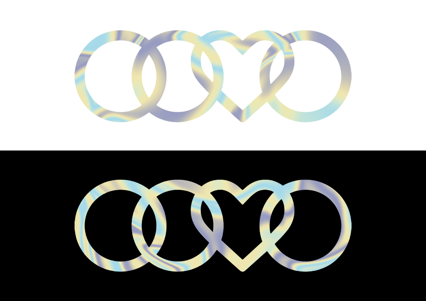 Sticker - AUDI HEART