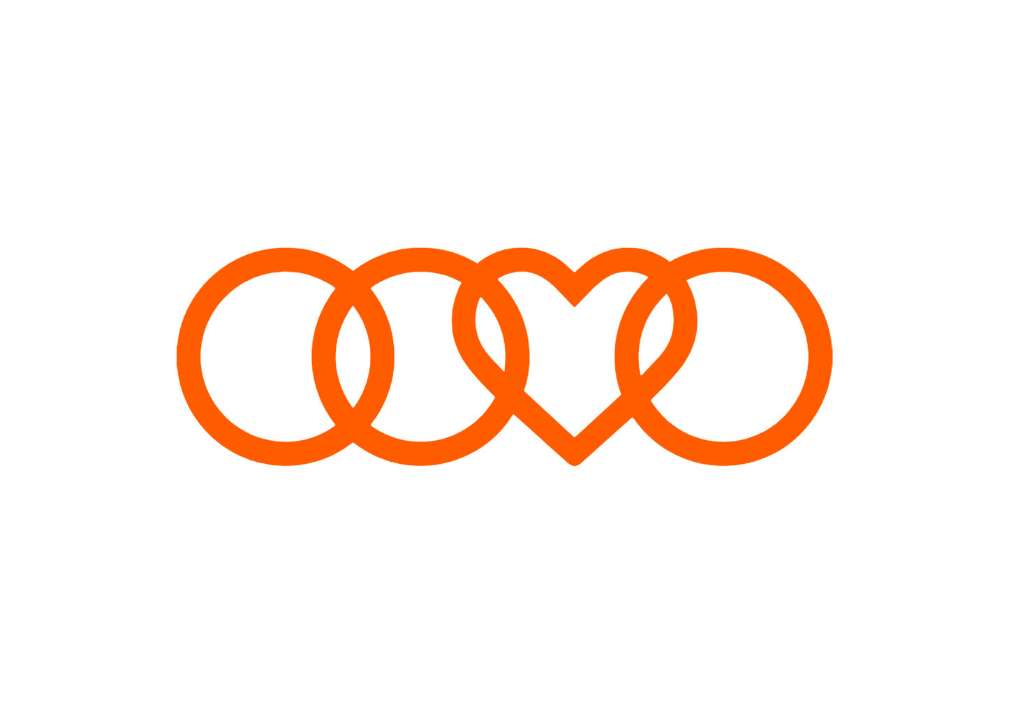 Sticker - AUDI HEART