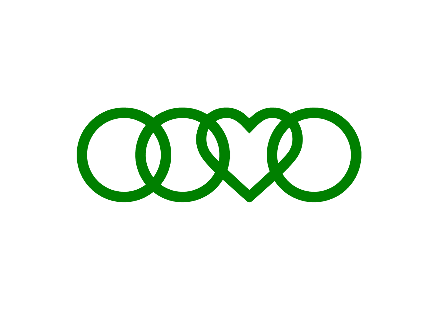 Sticker - AUDI HEART