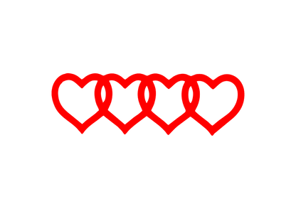 Sticker - AUDI HEARTS