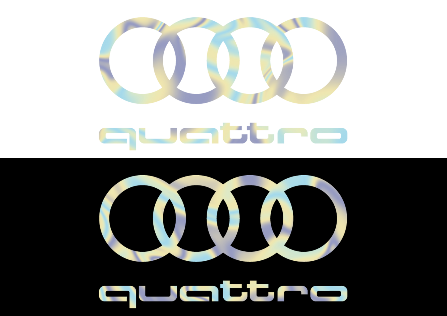 Sticker - AUDI QUATTRO