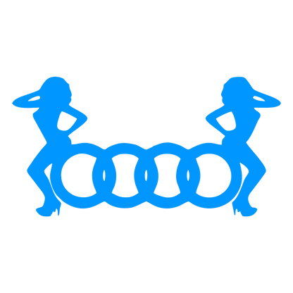 Sticker - AUDI 2 GIRLS