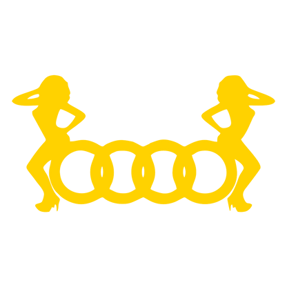 Sticker - AUDI 2 GIRLS