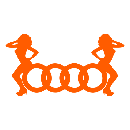 Sticker - AUDI 2 GIRLS