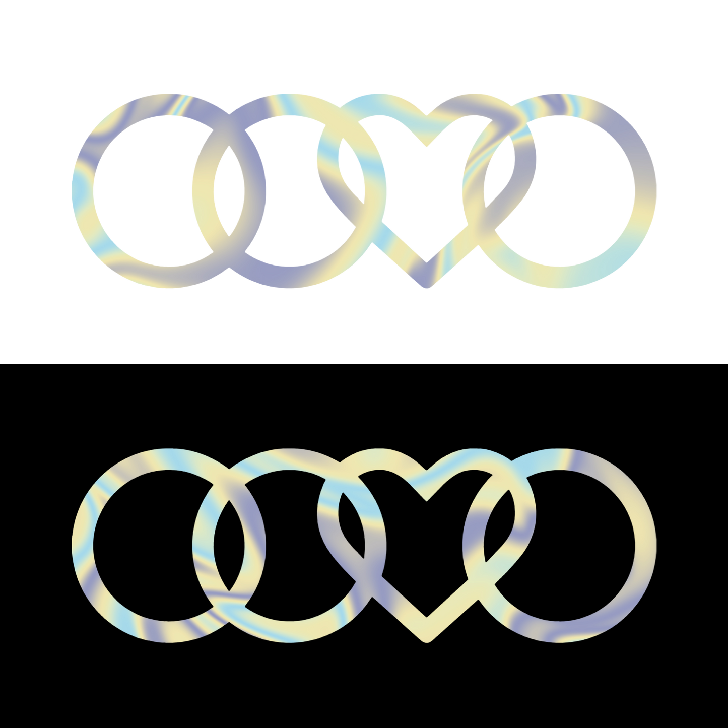 Sticker - AUDI HEART