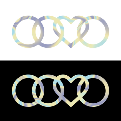 Sticker - AUDI HEART