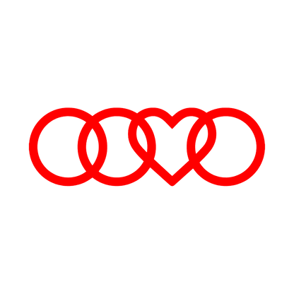 Sticker - AUDI HEART